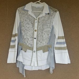 Truly Unique Elisa Cavaletti Italy Blouse Ladies S